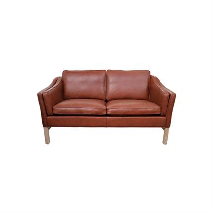 Grandt 2 pers. lædersofa - Model 75/2
